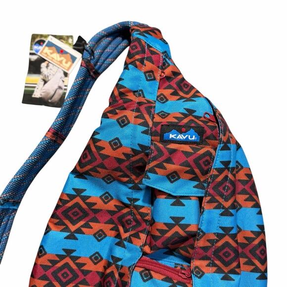 NEW KAVU Rope Sling Bag Aztec Navajo Print main image 8